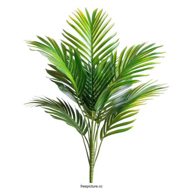 [Transparent Background PNG]Green Tropical Plant on transparent background
