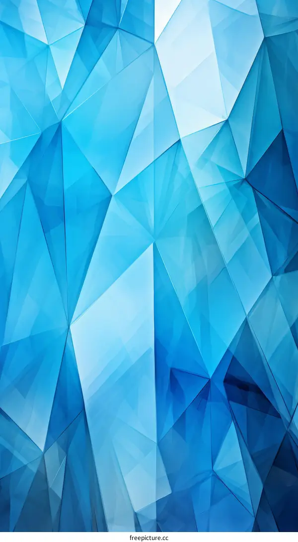 Blue abstract crystal background