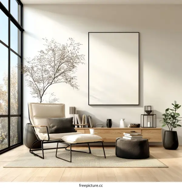 Modern Minimalist Living Room Interior Design