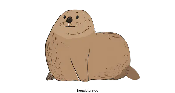 [Transparent Background PNG]Cute Cartoon Brown Bear Illustration