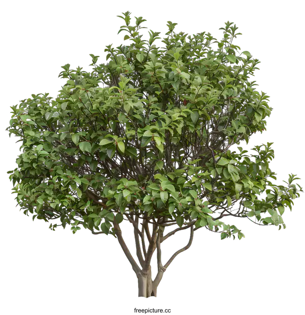 [Transparent Background PNG]Green Tree Isolated On White Background