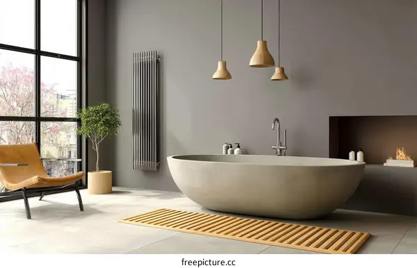 Modern Minimalist Bathroom Interior Design