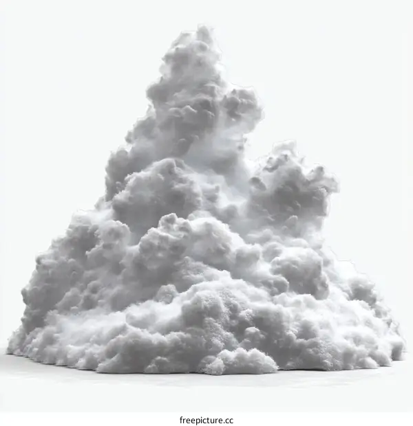 Abstract Cloud Formation Illustration