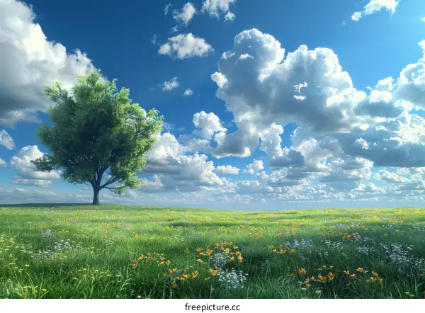 Tree in the Grassland