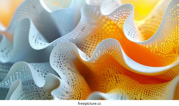 3D rendering of a coral reef