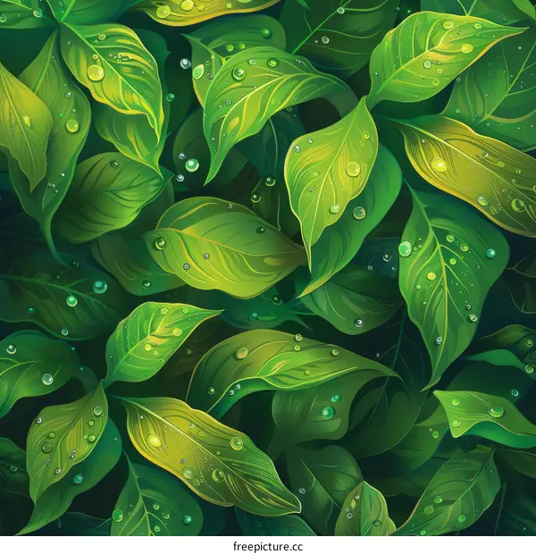 Flourishing Green Leaves