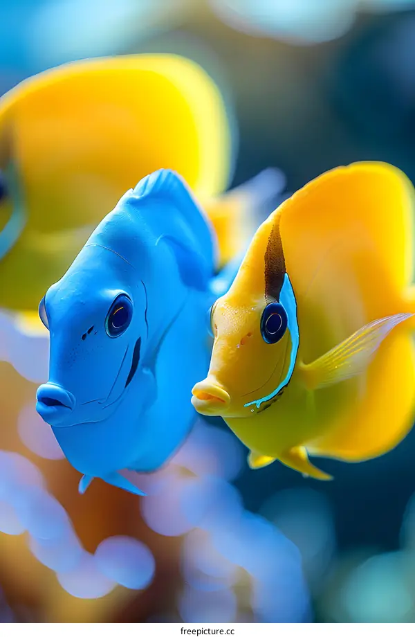 Colorful Fish Underwater Close Up