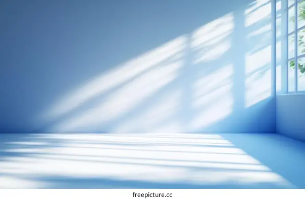 Empty Room with Sunlight and Shadows