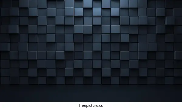 Abstract Geometric Square Wall Design