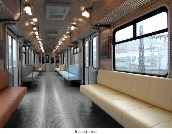 Modern Subway Car Interior Design
