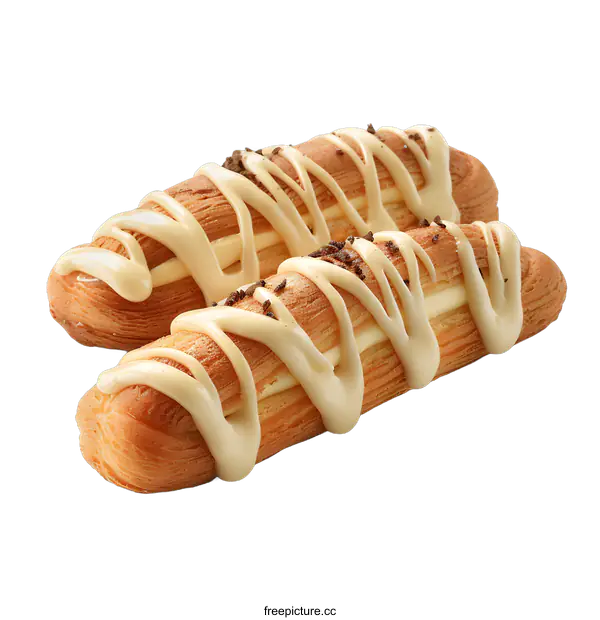 [Transparent Background PNG]Creamy dessert with chocolate sprinkles