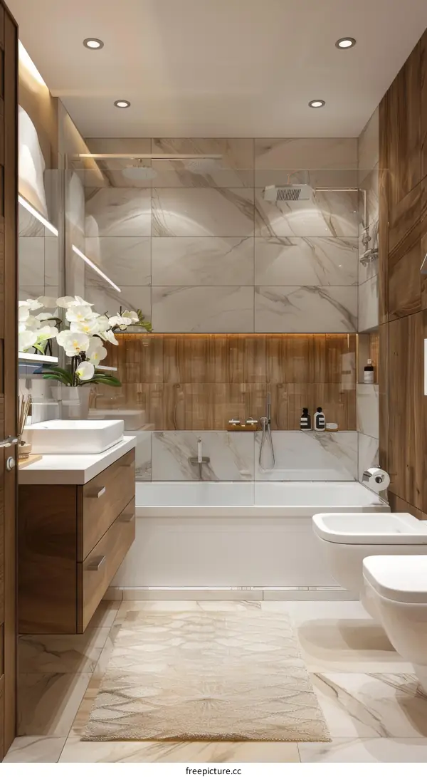 Modern Elegant Bathroom Interior Design