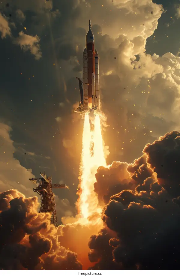 SpaceX Falcon 9 Rocket Launch from Kennedy Space Center