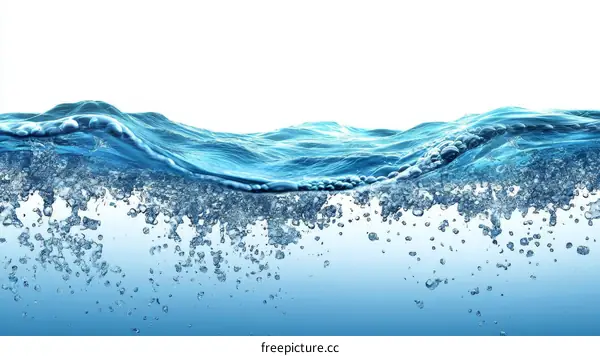 Water Splashing Surface Abstract Background