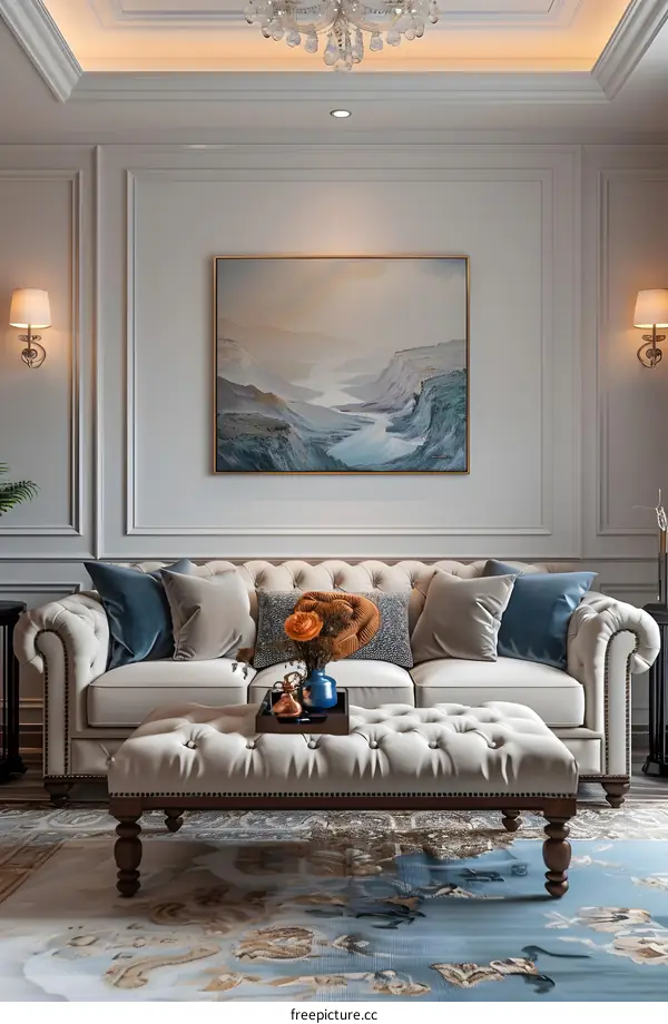 European style living room