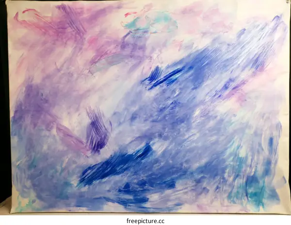 Abstract Painting of Pastel Colors