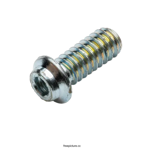 [Transparent Background PNG]Close up of a hex bolt