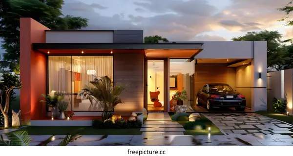 Modern Minimalist House Design With Wooden Siding