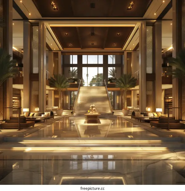 Luxury Hotel Lobby Interior Design