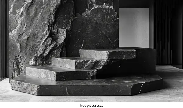 Modern Stone Steps Interior Design