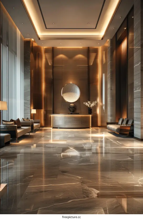 Luxury Modern Lobby Interior Design