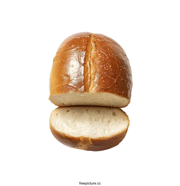 [Transparent Background PNG]Sliced White Bread on White Background