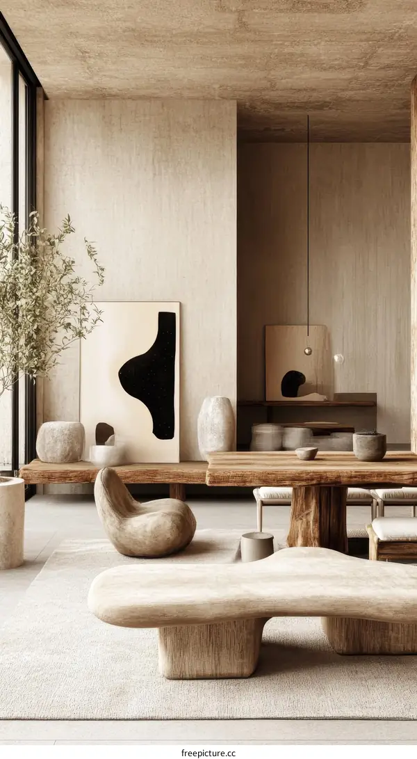 Modern Minimalist Wooden Furniture Interior Design