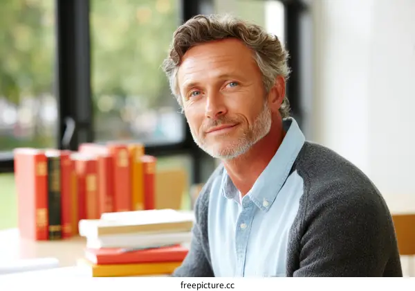 Portrait of a Confident Caucasian Man