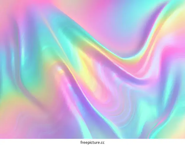 Abstract Pastel Holographic Background Design