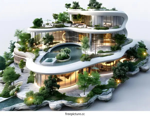 Futuristic architecture