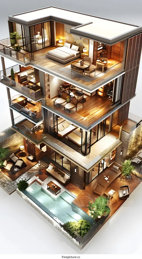 Duplex apartment