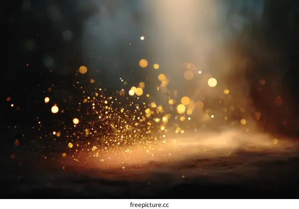 Golden Sparkles Background