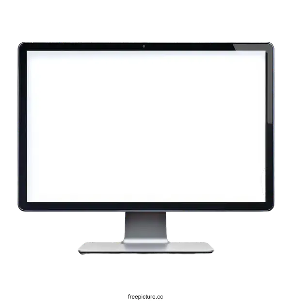 [Transparent Background PNG]Modern Computer Monitor Mockup Illustration