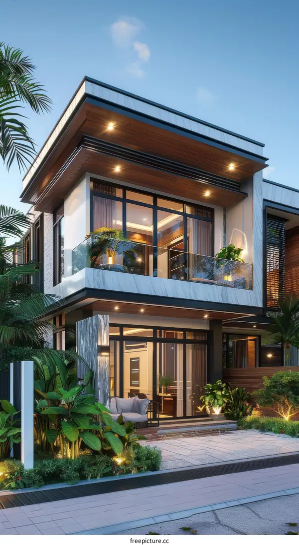 Modern Townhouse Exterior Design