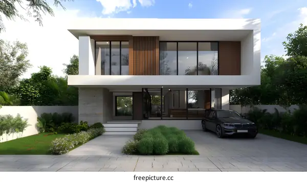 Modern House Exterior Design With Minimalist Style