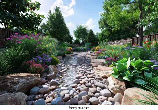 Landscape Design Effect Picture: Bring Nature's Beauty to Your Home