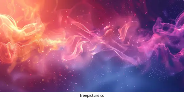 Cosmic Tapestry: A Nebula's Mystic Majesty