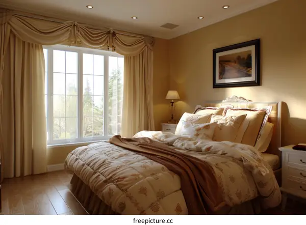 Luxurious Bedroom Interior Design with Elegant Decor