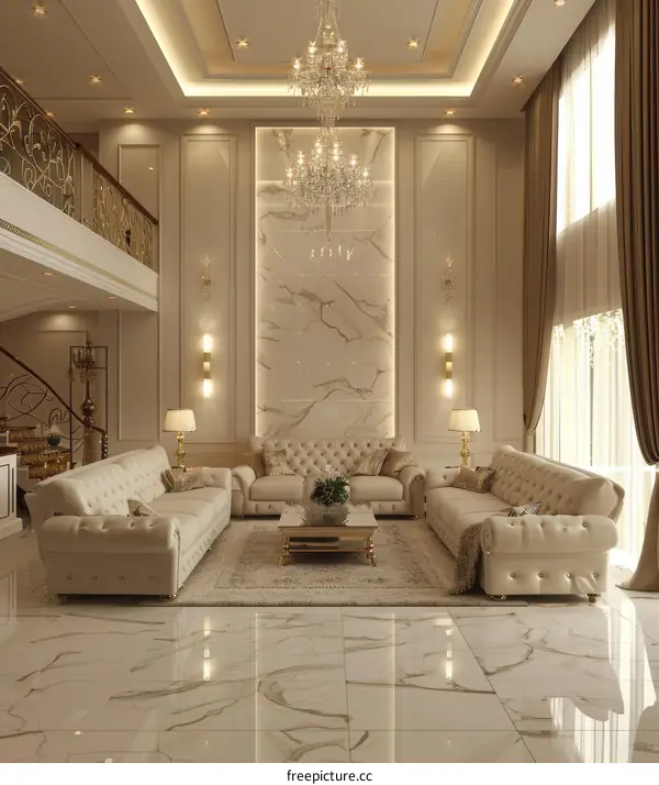 Luxurious Interior Design for Modern Living Rooms