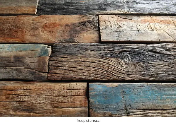 Vintage Wood Plank Texture Background