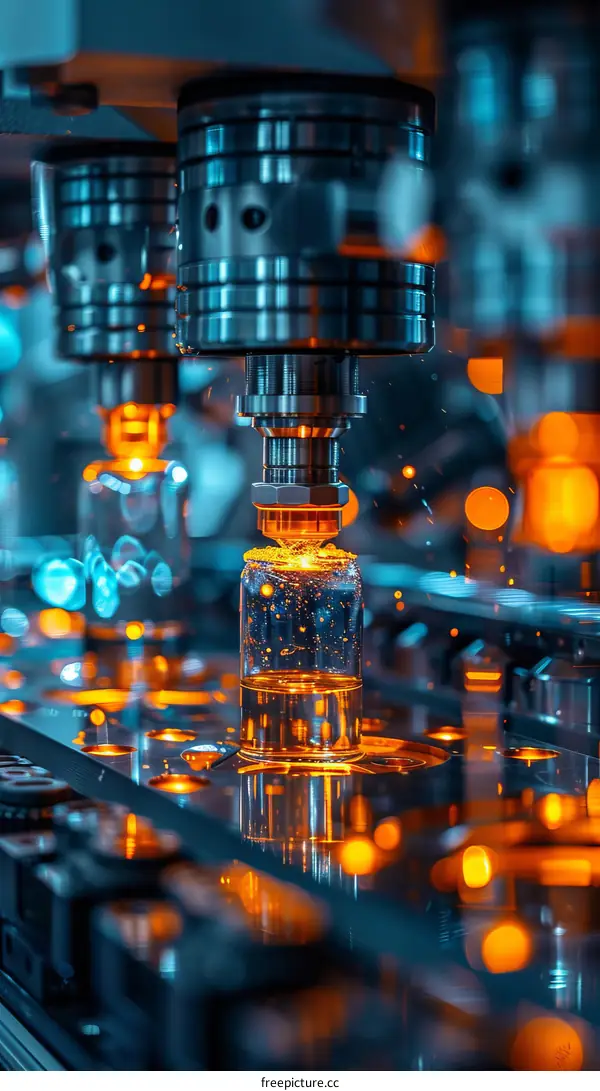 Industrial Machinery in Operation: A Look at Automated Production