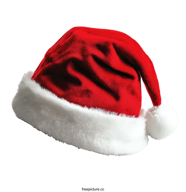 [Transparent Background PNG]Classic Red Christmas Santa Hat