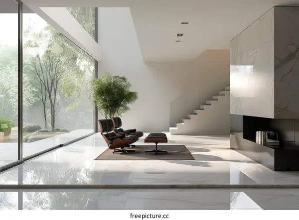 Modern Minimalist Living Room Interior Design