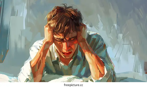 The Weight of Despair A Young Man Struggles with Mental Health