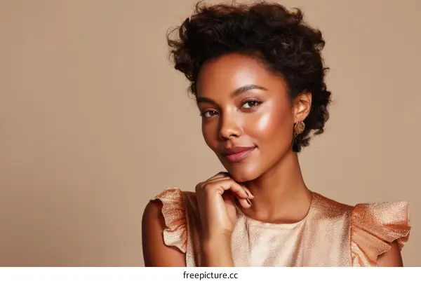 Portrait of a beautiful Black woman