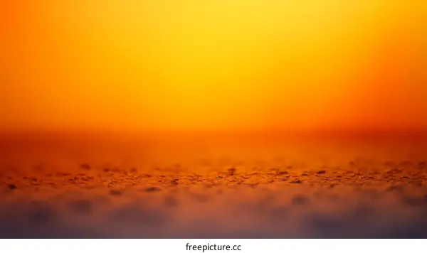 Sunset Orange Sky Background