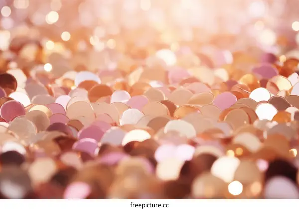Pink and gold sequins