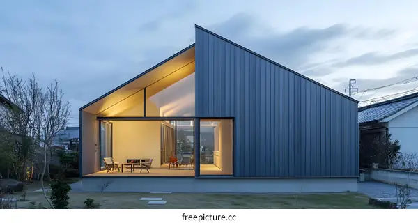 Modern Japanese House with Minimalist Design