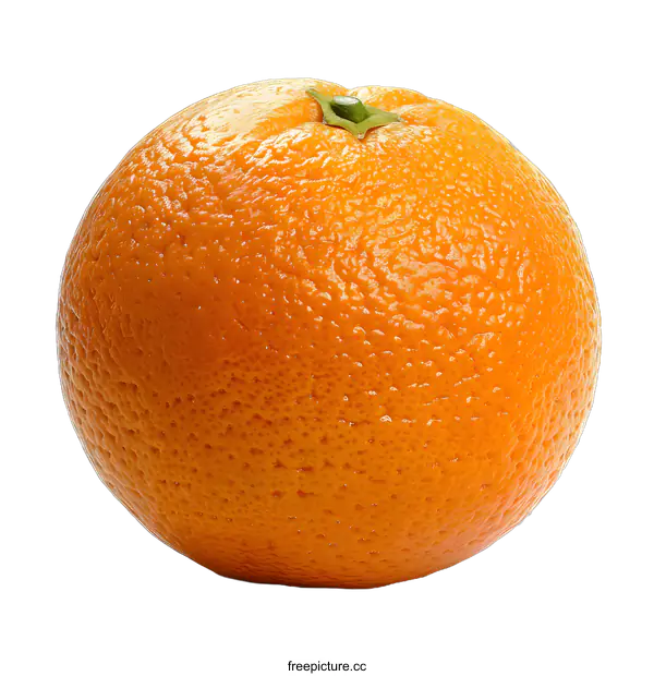 [Transparent Background PNG]Close-up of a single orange