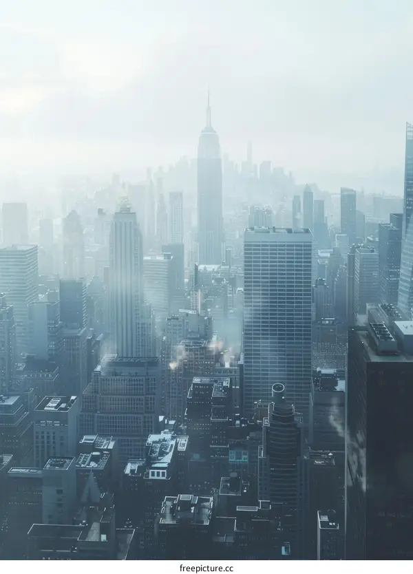 Morning Skyline of New York City